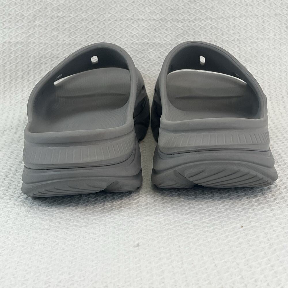 Hoka Ora Recovery Slide 3 Gray Sandals Unisex Size W8 M6 Comfort Slides - Picture 7 of 10
